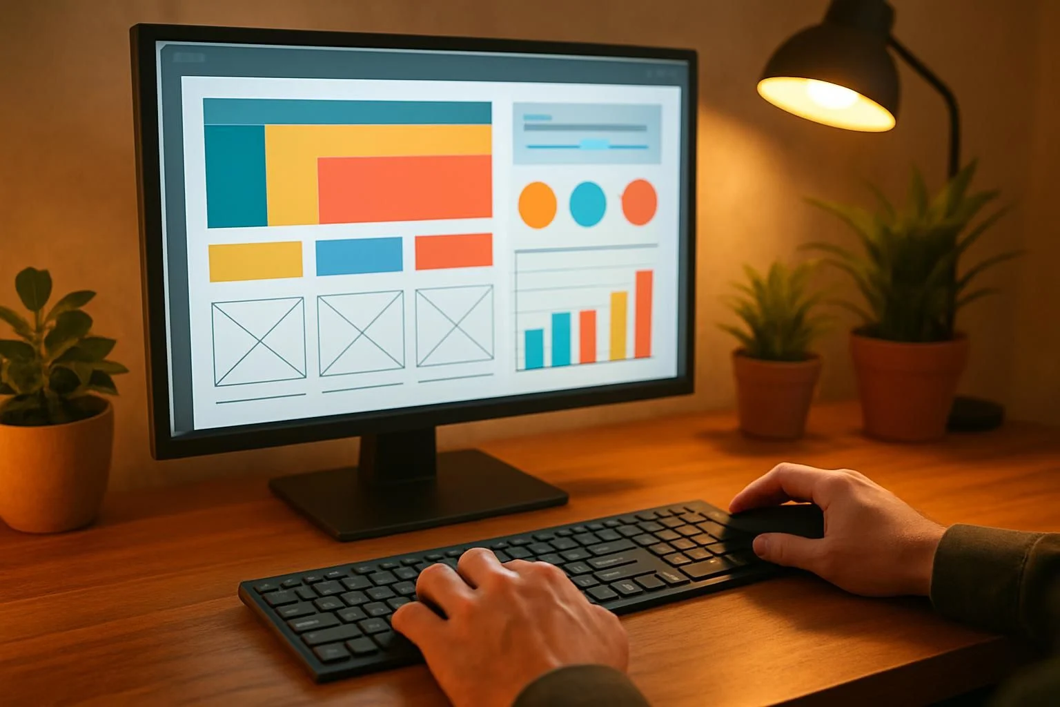 Ontwerper werkt aan een unieke WooCommerce thema.