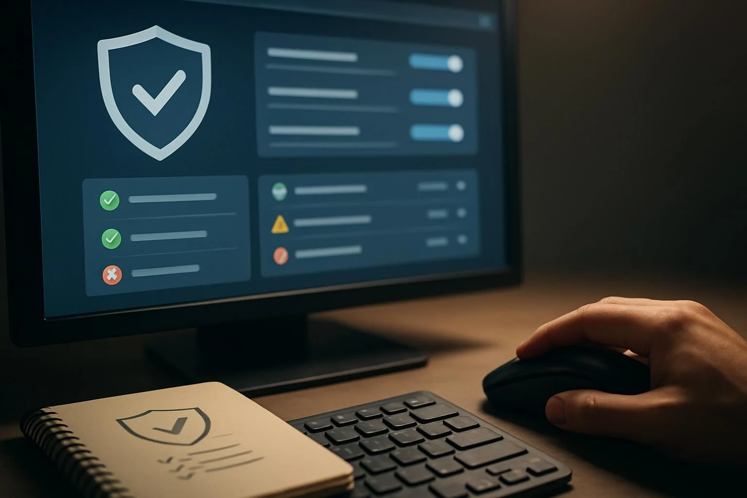 Beveiligingsinstellingen op een WordPress dashboard
