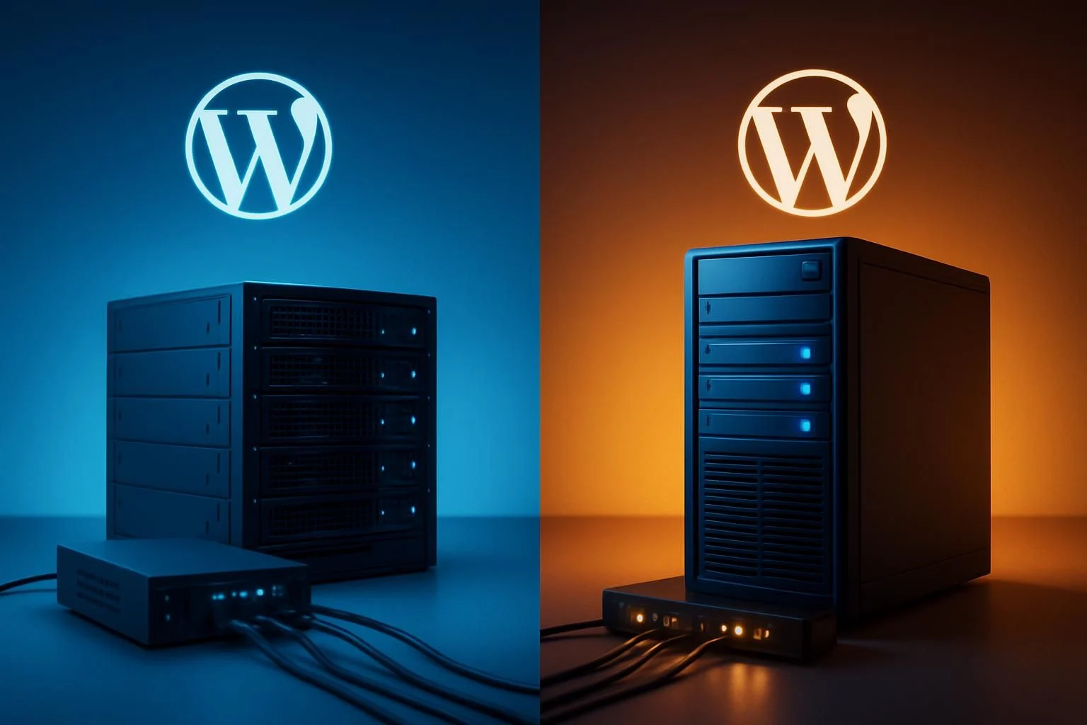Vergelijking van verschillende soorten WordPress servers.