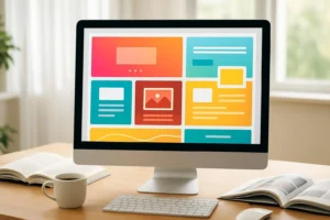 Overzicht van diverse widgets op een homepage