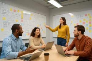 Teamdiscussie over een nieuw Laravel project