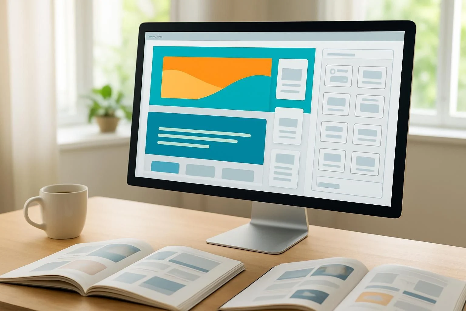 Overzicht van diverse widgets op een homepage