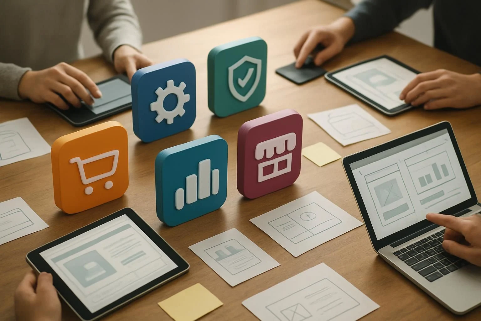 Verschillende WooCommerce plugins in gebruik.