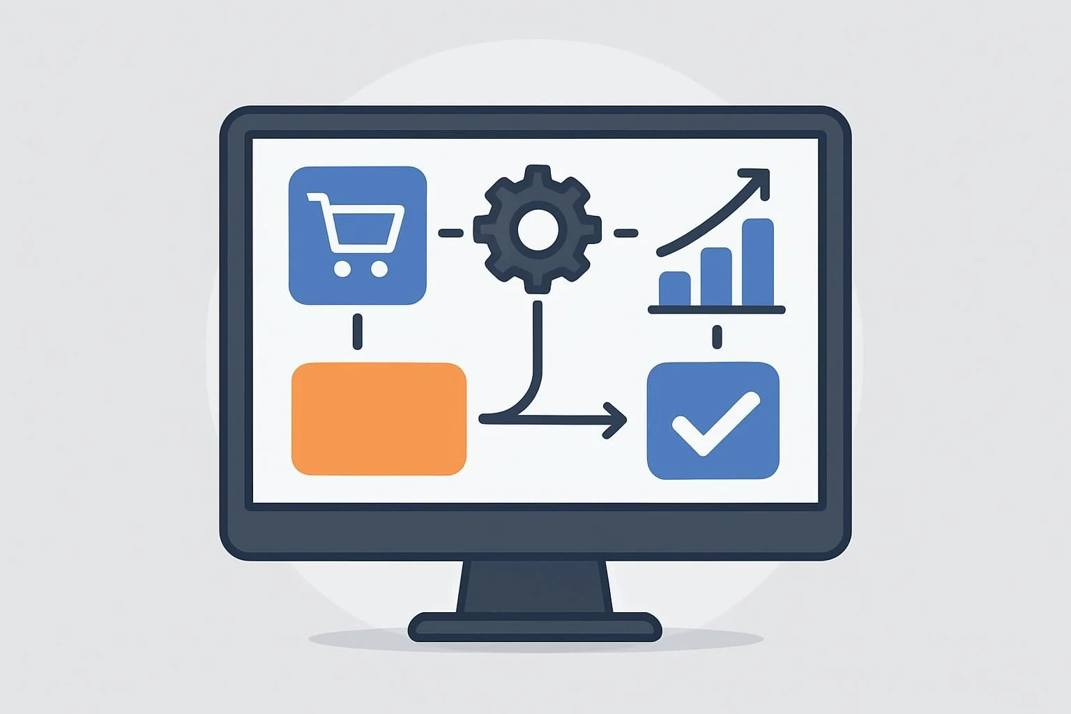 Diagram on a computer screen showing the optimization process for Amazon Affiliate API integration