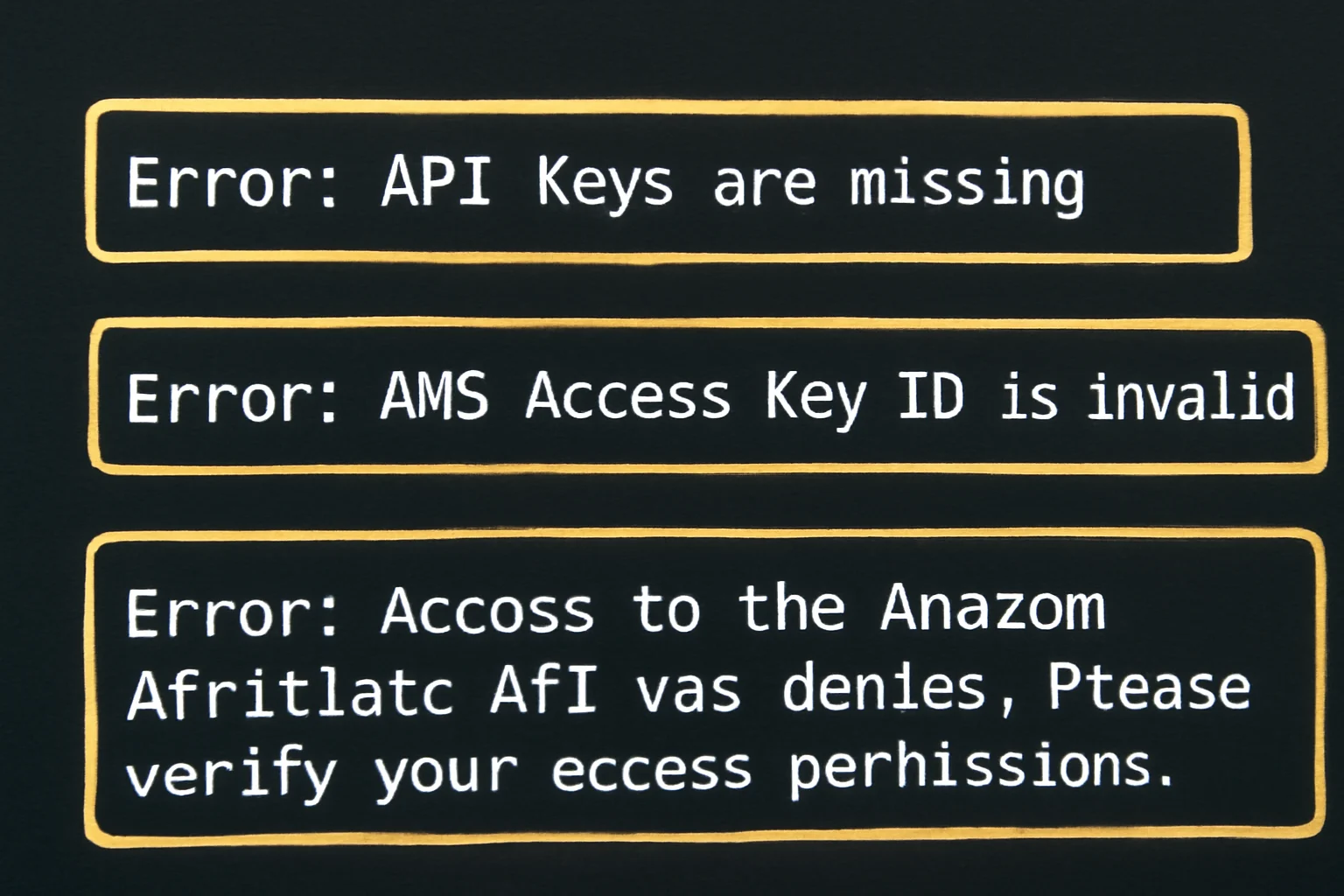amazon affiliate api problemen oplossen