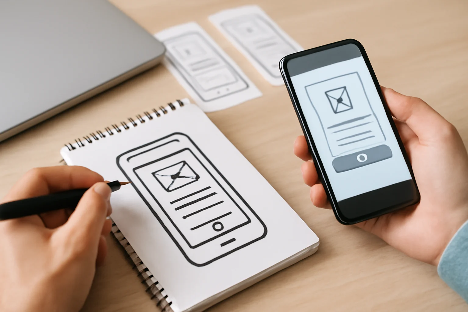 Prioriteer mobile-first development vanaf de eerste wireframe